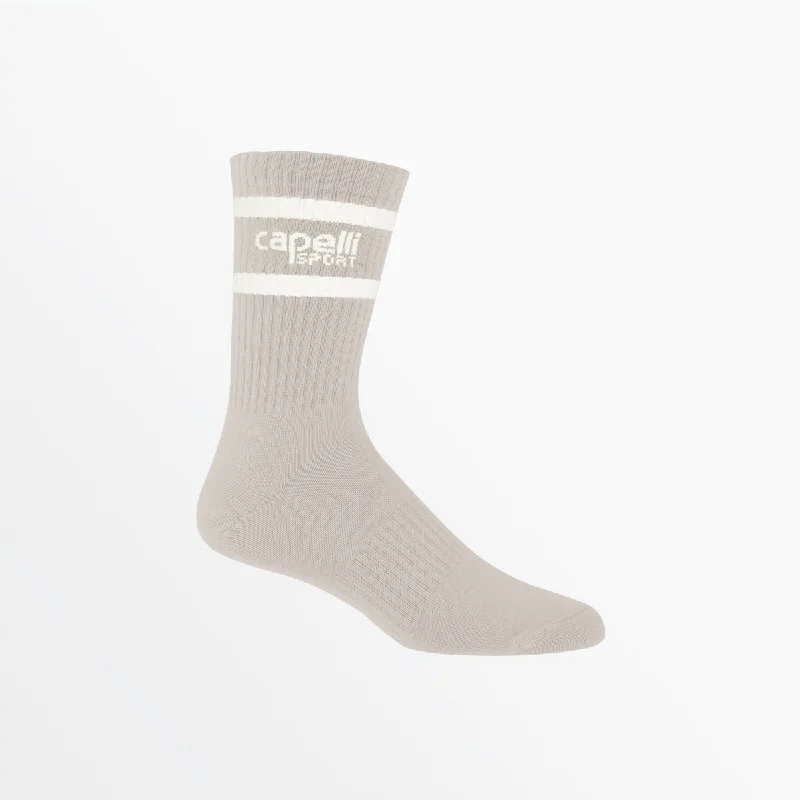 ADULT CS BASICS TUBE CREW SOCK