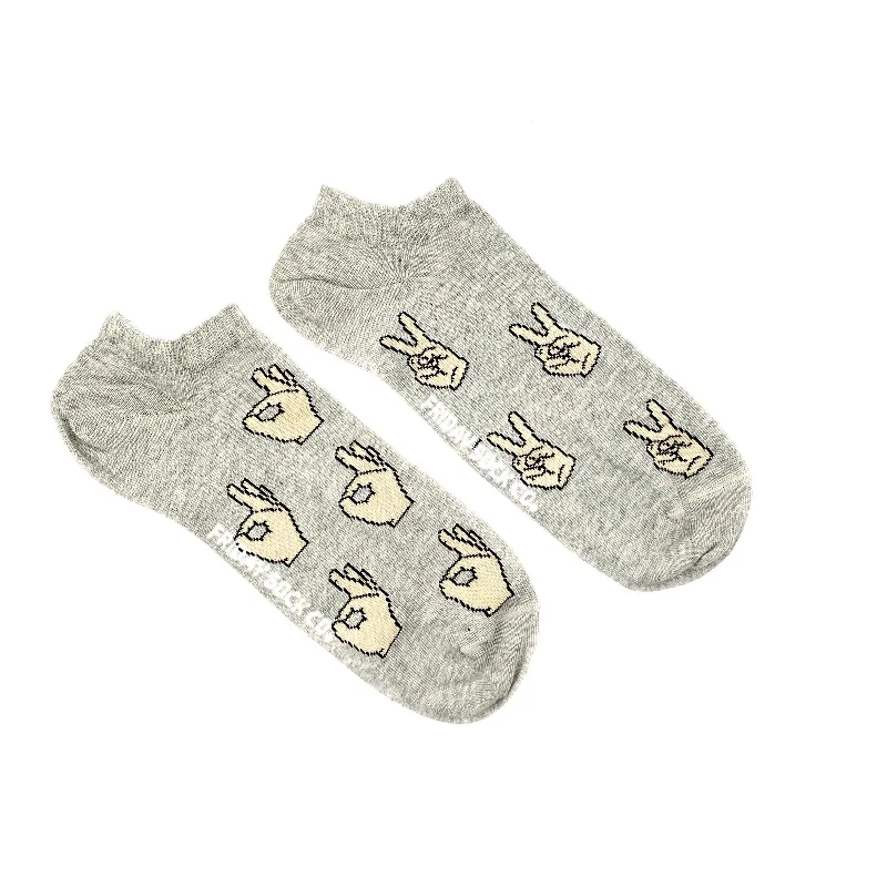 Men's AOK & Peace Ankle Socks