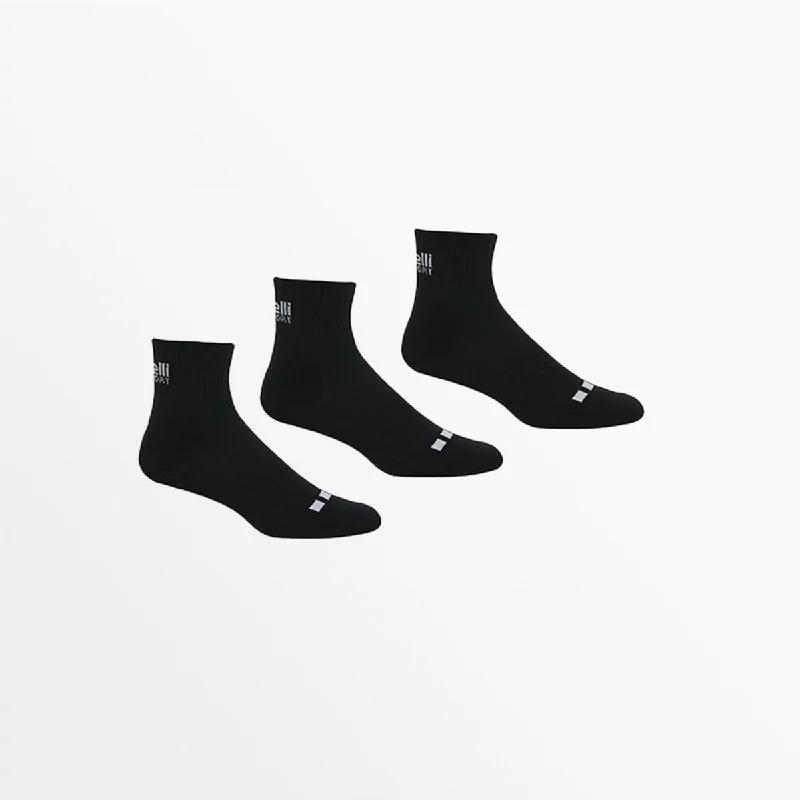 BASICS CS-COOL LIGHTWEIGHT QUARTER TOP SOCKS