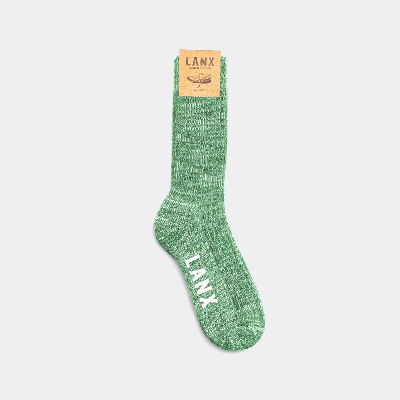 FLECK SOCK / PEA GREEN