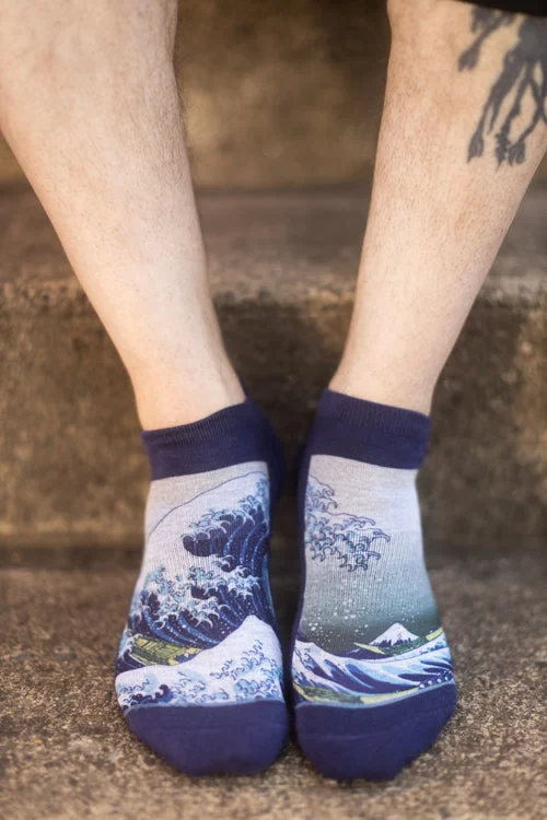 Great Wave Off Kanagawa Ankle Socks