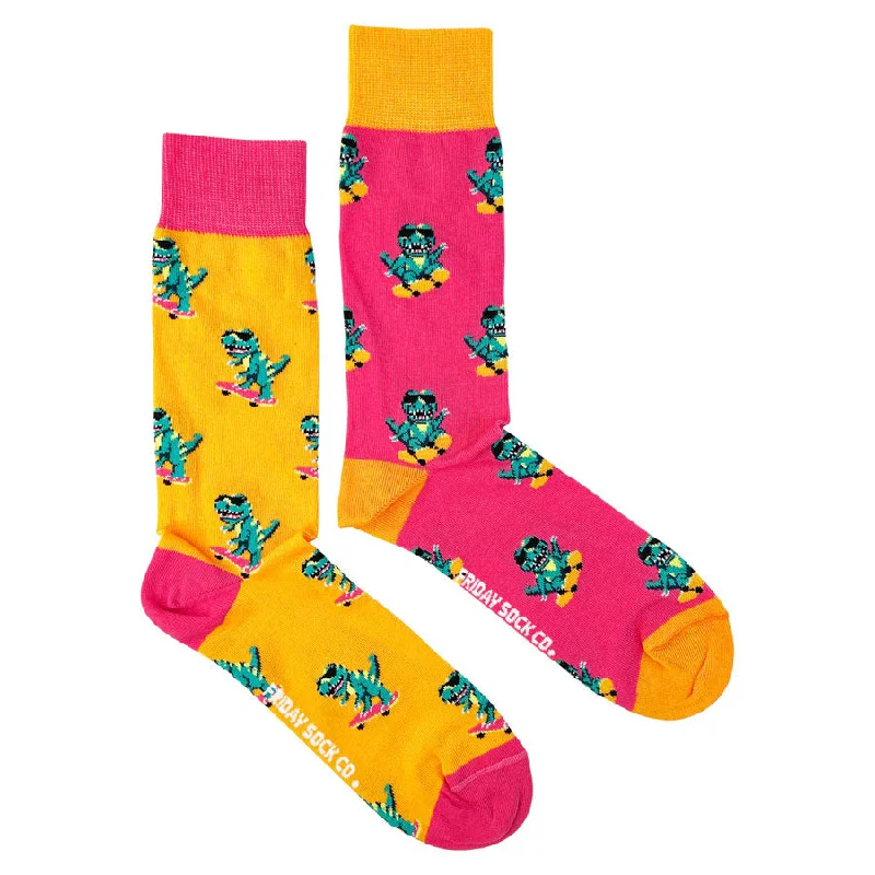 Men's Dinos on Skateboards Socks