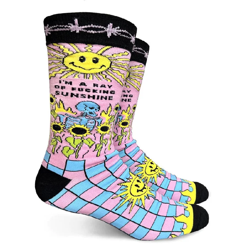 Men's I'm A Ray Of Fucking Sunshine Socks