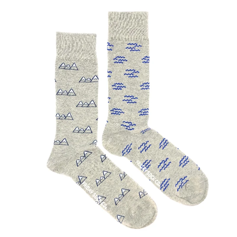 Men's Mountain & Wave Socks