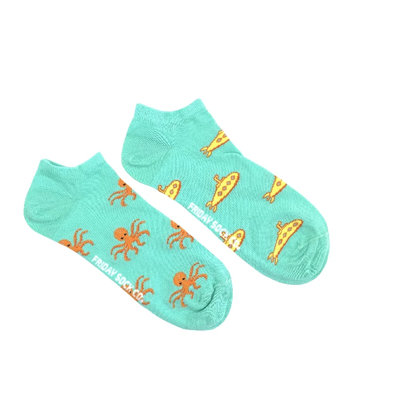 Men's Submarine & Octopus Ankle Socks