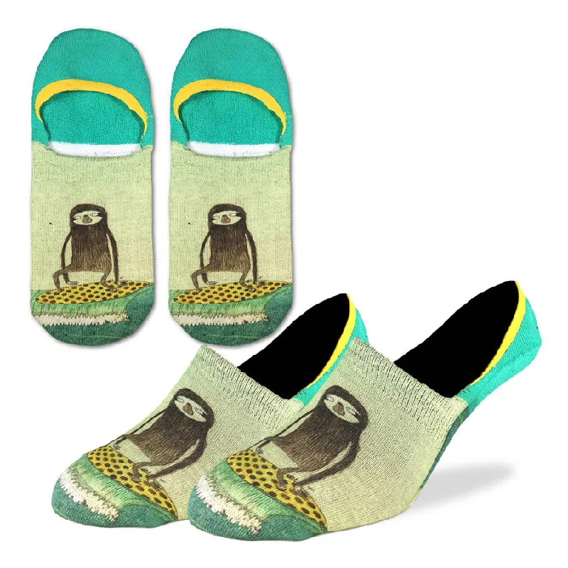 Unisex Surfing Sloth No Show Socks