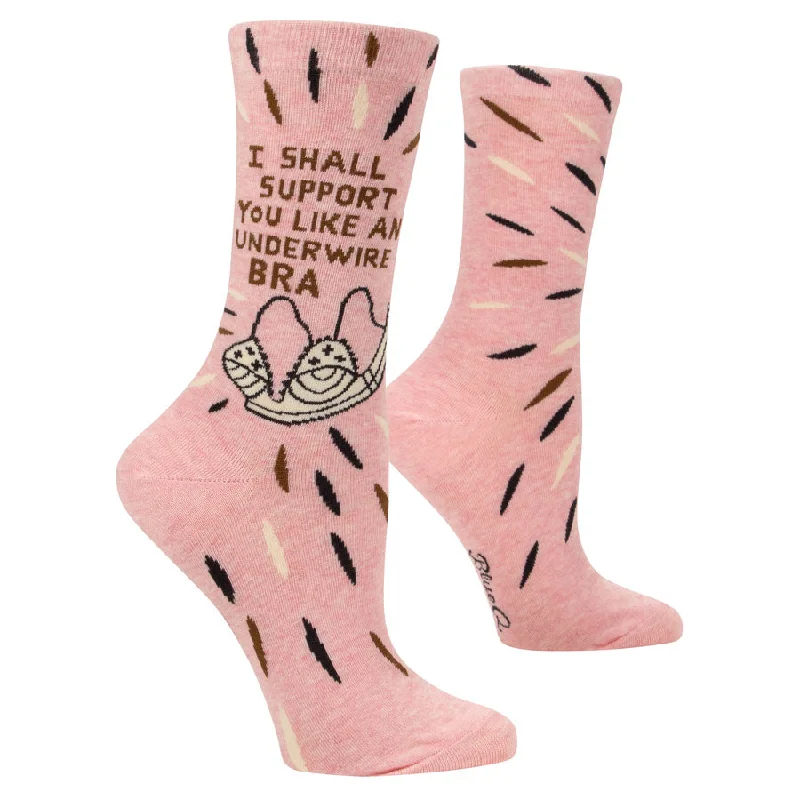 Women's I Shall Support You Like An Underwired Bra Socks