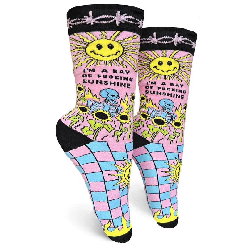 Women's I'm A Ray Of Fucking Sunshine Socks