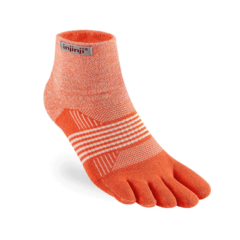 Womens Injinji Trail Midweight Mini-Crew Socks