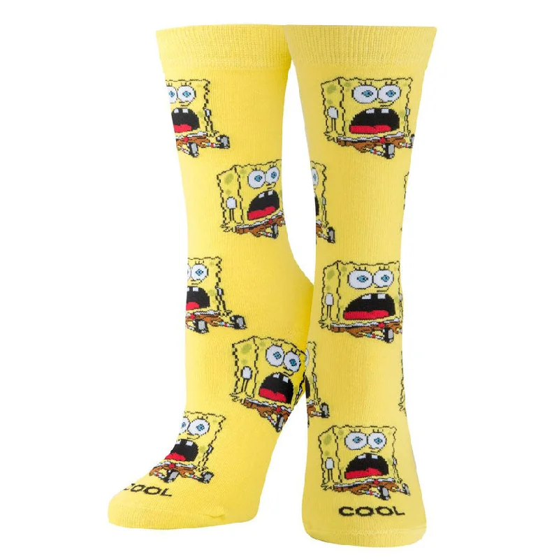 Women's Surprised SpongeBob Socks