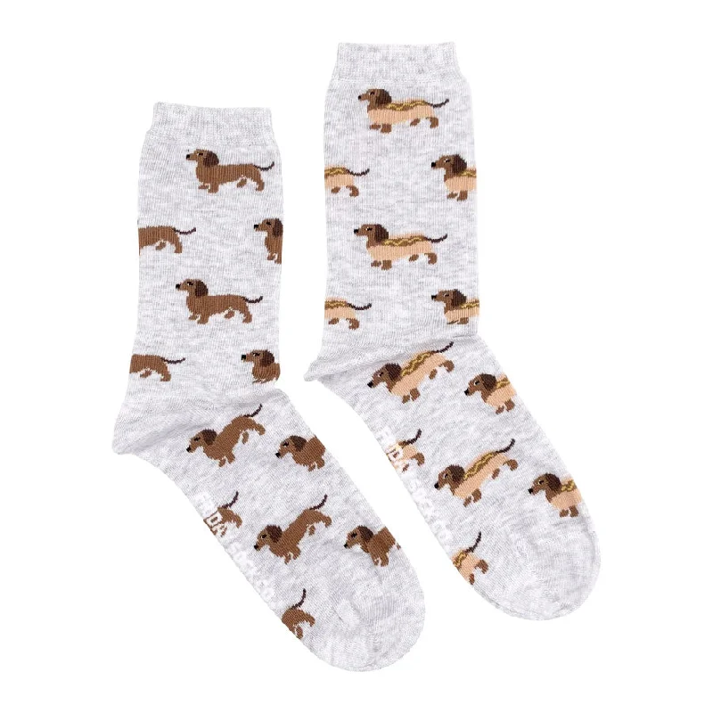 Women's Wiener Dog Hot Dog Socks