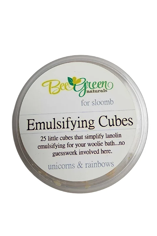 Bee Green Naturals Emulsifying Cubes O/S (Unicorns and Rainbows Scented, 25 cubes)