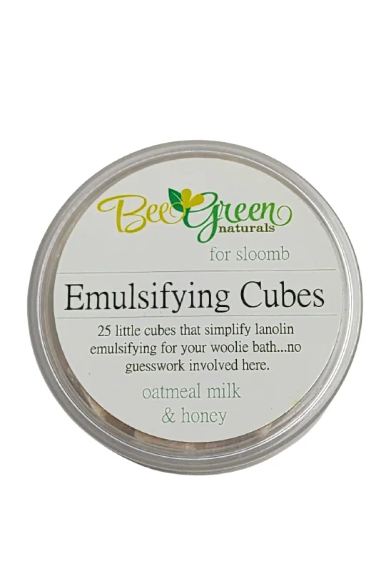 Bee Green Naturals Emulsifying Cubes O/S (oatmeal milk & honey scented, 25 cubes)