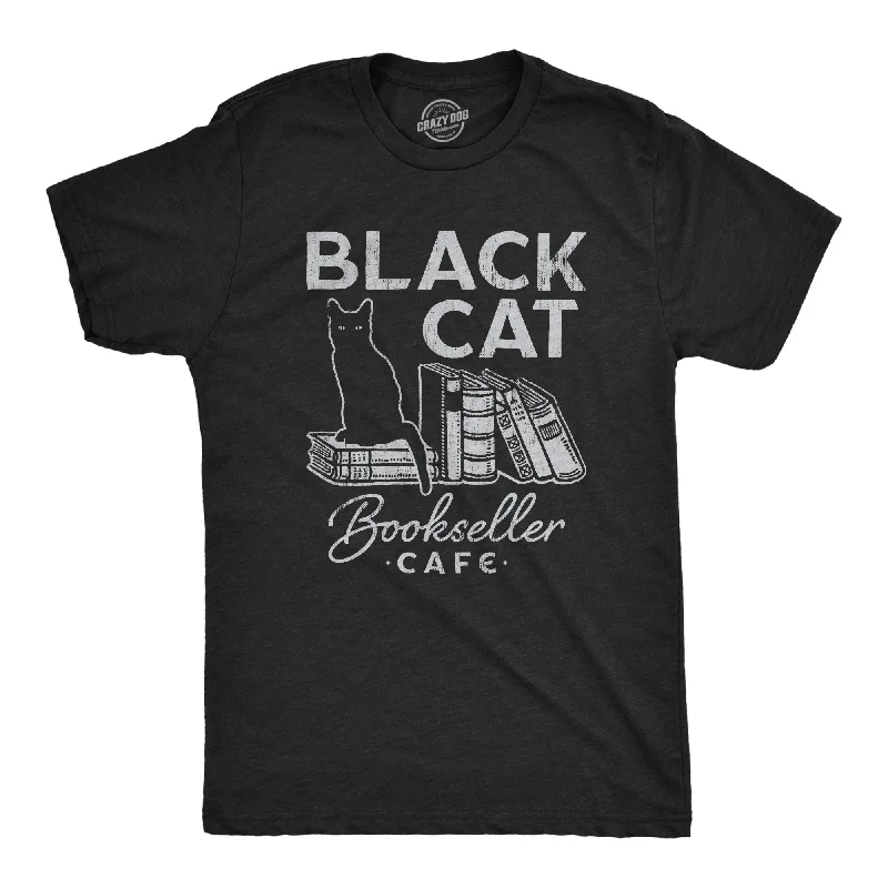 Black Cat Bookseller Cafe Men's T Shirt