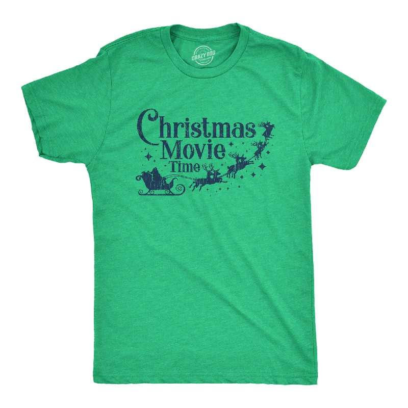 Christmas Movie Time Men's T Shirt