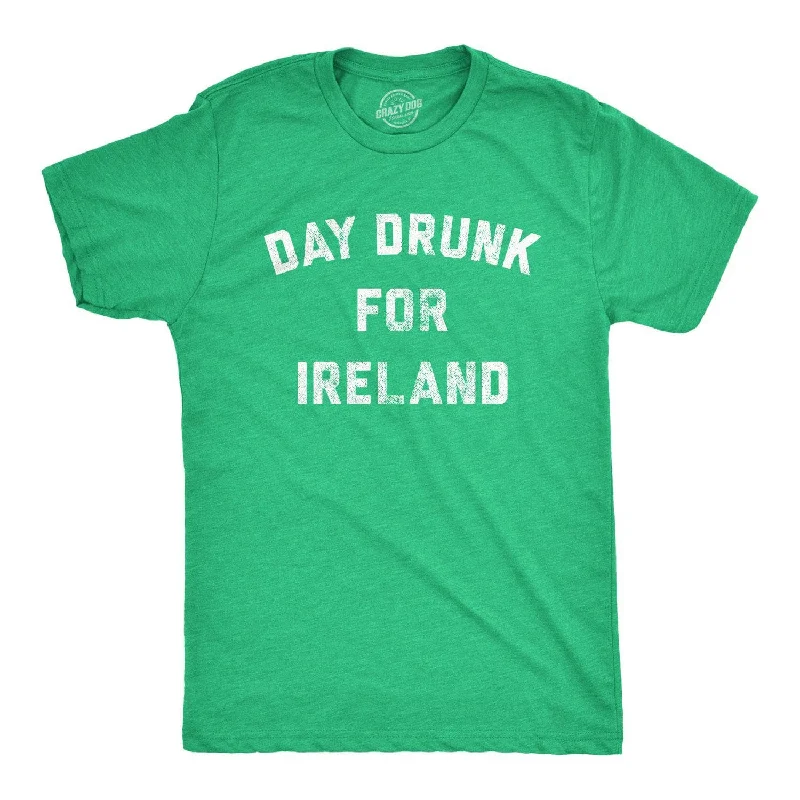 Day Drunk For Ireland Men's T Shirt