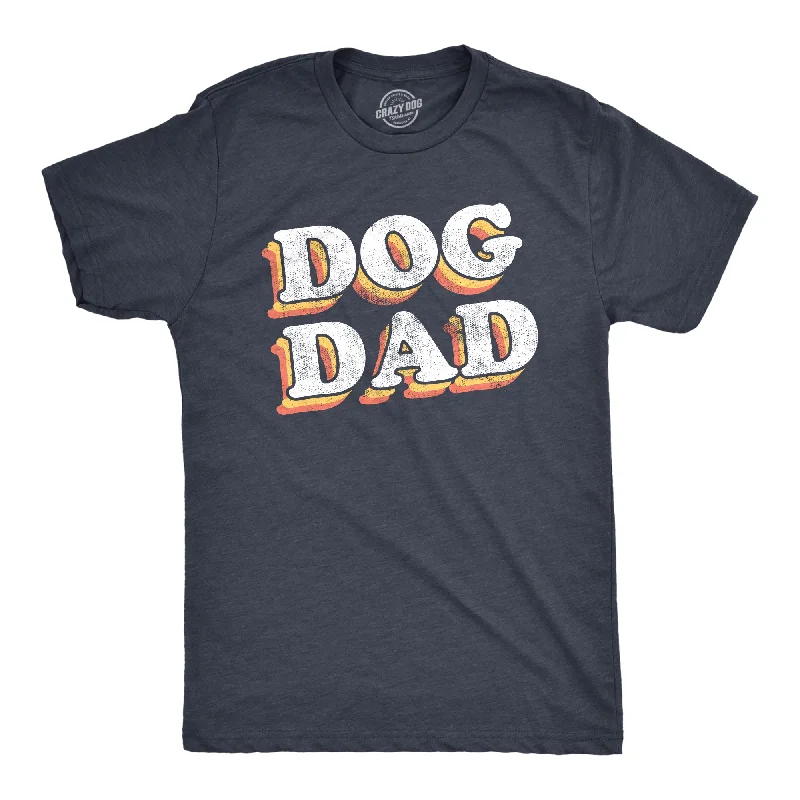 Dog Dad Retro Men's T Shirt