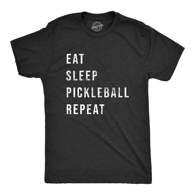 Eat Sleep Pickleball Repeat Men's T Shirt