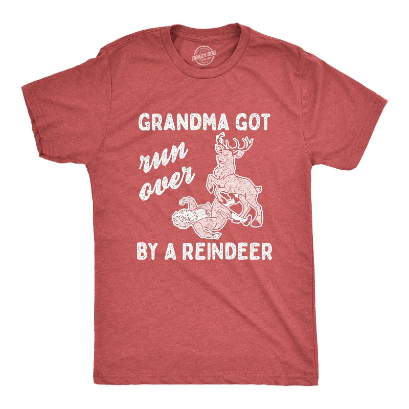 Grandma Got Run Over By A Reindeer Men's T Shirt