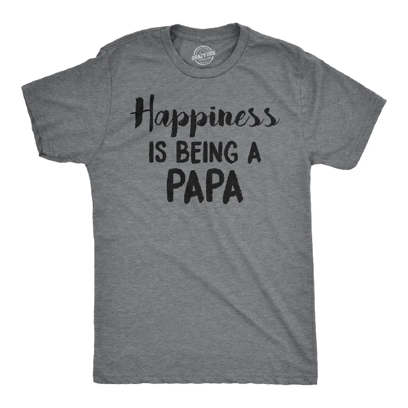 Happiness Is Being a Papa Men's T Shirt