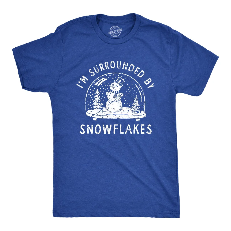 Im Surrounded By Snowflakes Men's T Shirt