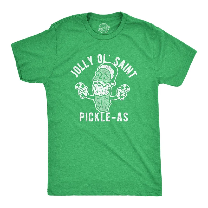 Jolly Ol Saint Pickle-as Men's T Shirt