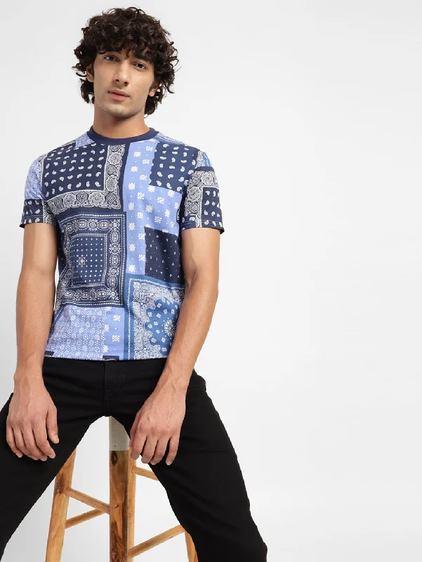 Men's Ethnic Motifs Regular Fit T-shirt