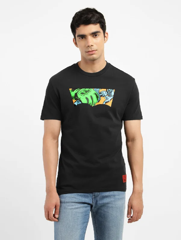 Men's Graphic Print Slim Fit T-shirt