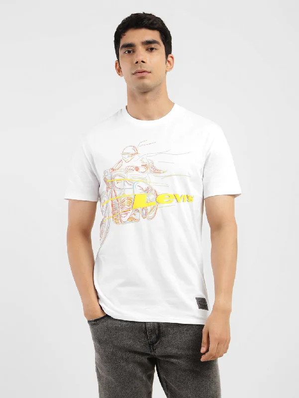 Men's Graphic Print Slim Fit T-shirt