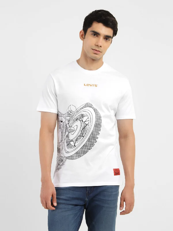 Men's Graphic Print Slim Fit T-shirt