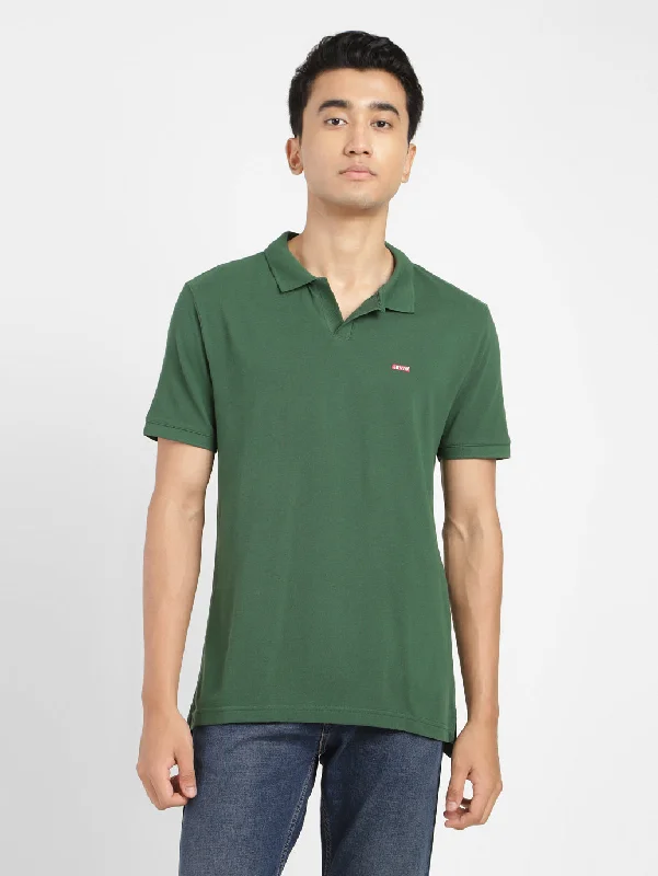 Men's Solid Polo T-shirt