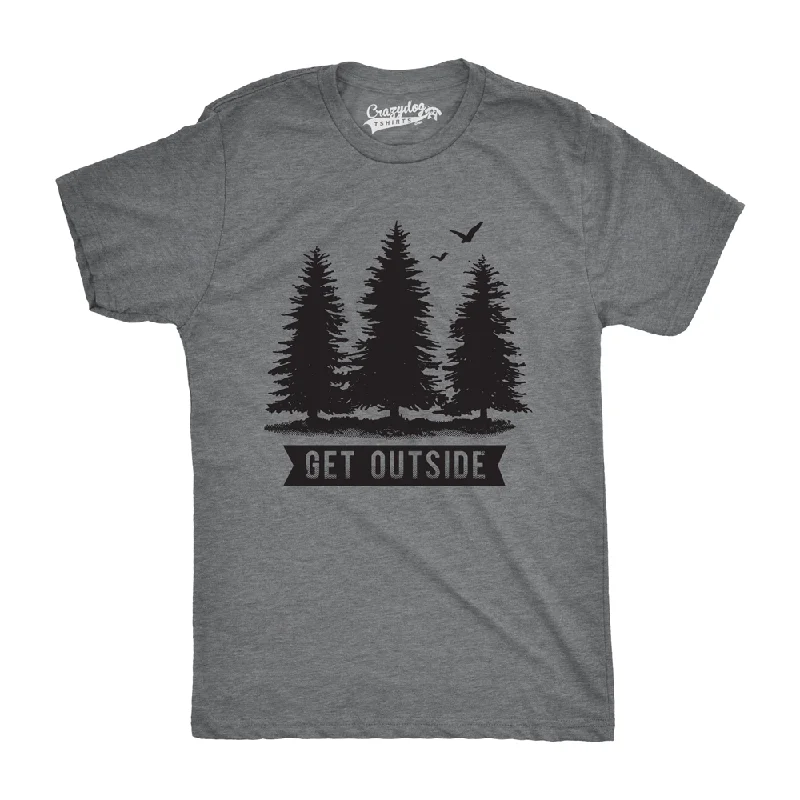 Pine Trees Get Outside Men's T Shirt