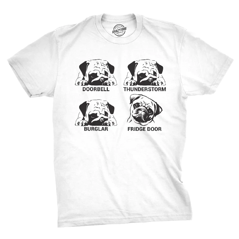 Pug Faces Men's T Shirt