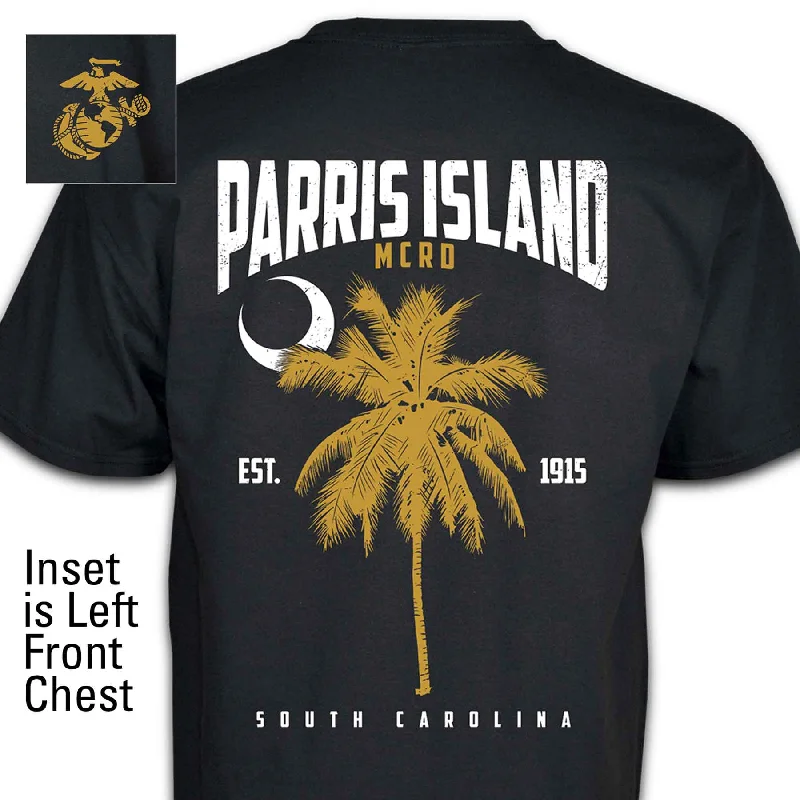 Parris Island MCRD Palm T-shirt