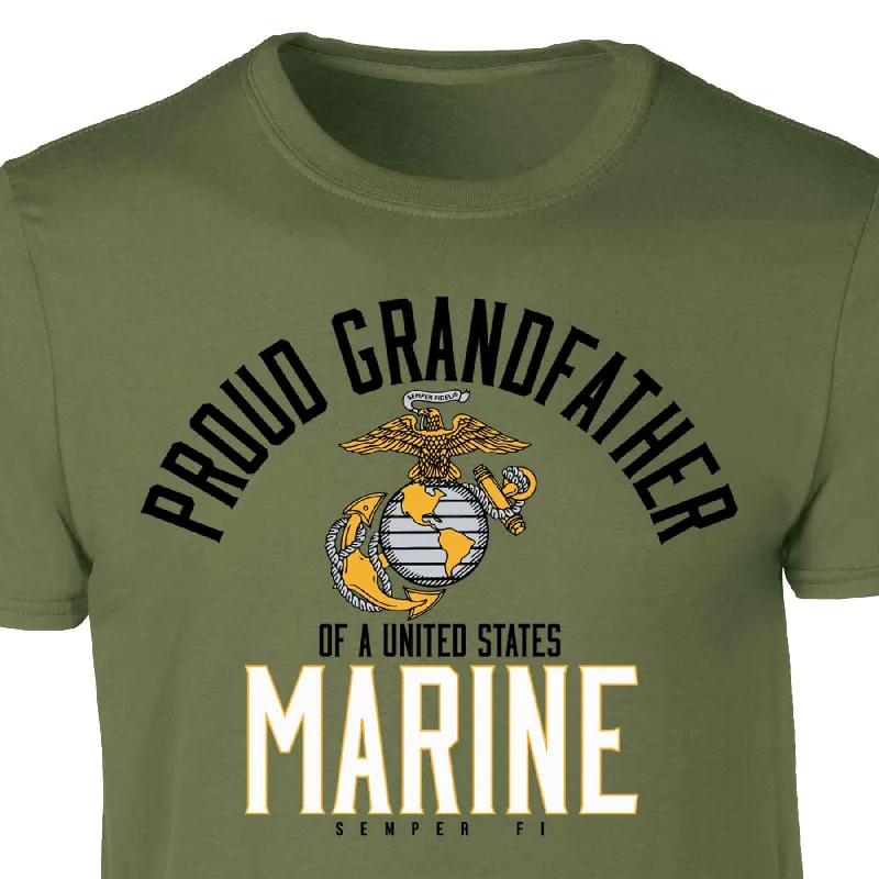 Personalized Proud "Family" Of A United States Marine T-Shirt