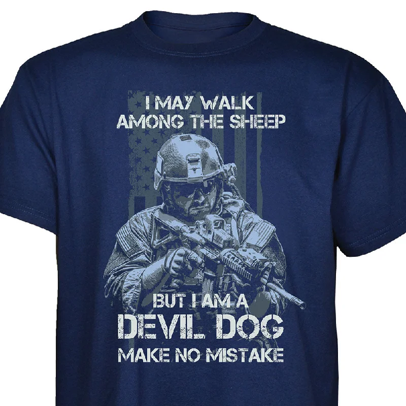 Devil Dog Make No Mistake Full Front T-shirt