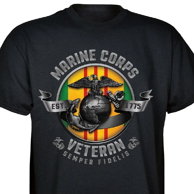 Customizable by Conflict Marine Corps Veterans T-shirt