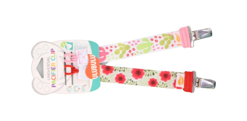 Ulubulu Pacifier Clips O/S