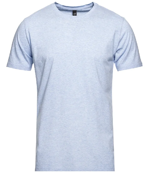 Crew Neck T-shirt Light Blue Melange