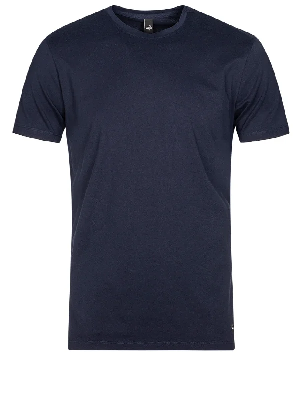 Crew Neck T-shirt Navy Blue