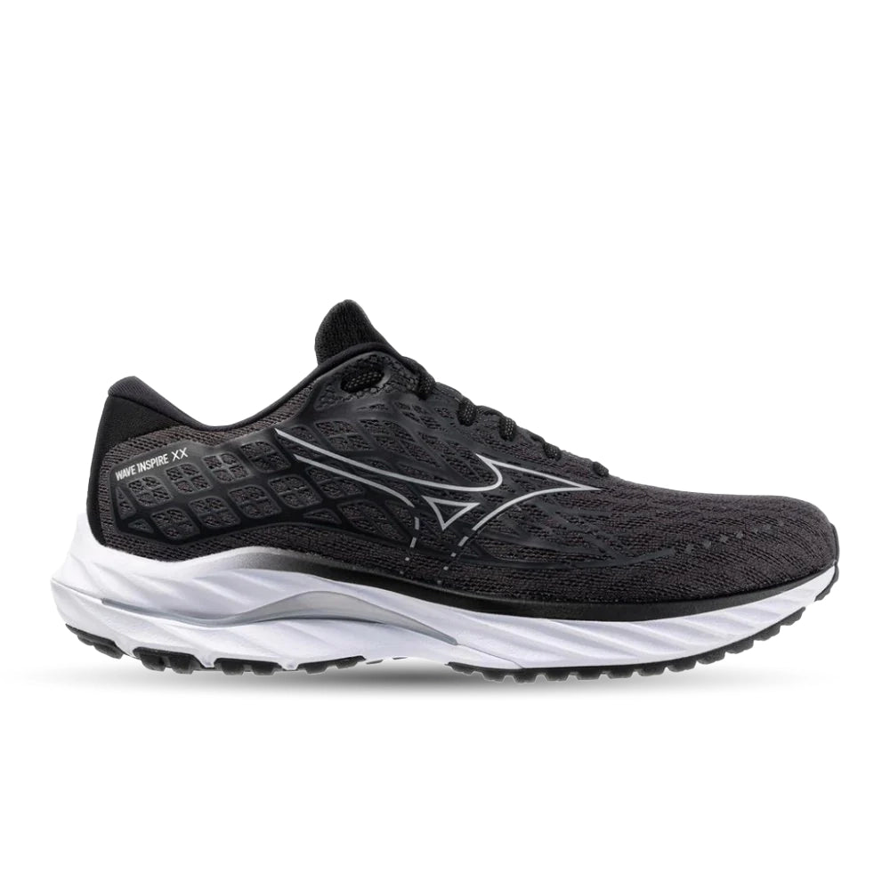 Mizuno Men's Wave Inspire 20 -  Ebony/White