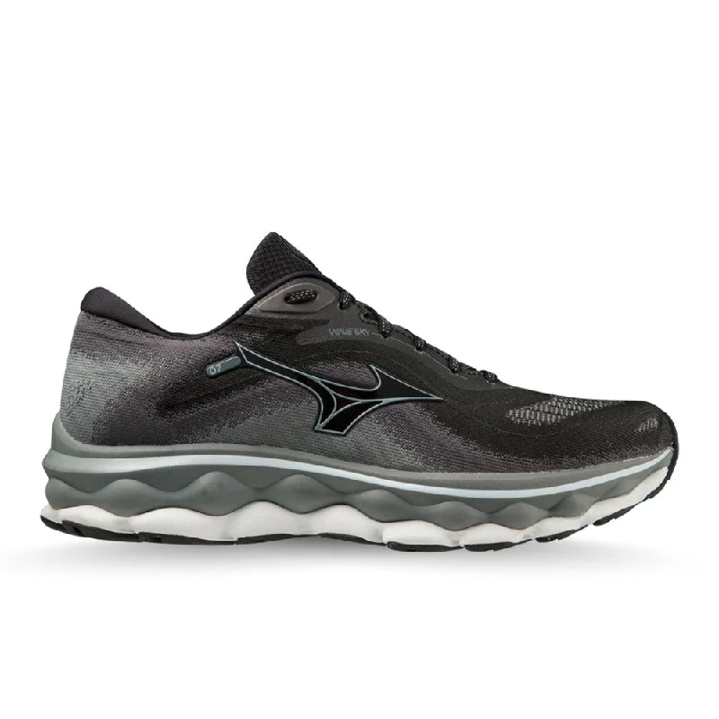 Mizuno Men's Wave Sky 7 - Black/Glacier Ridge