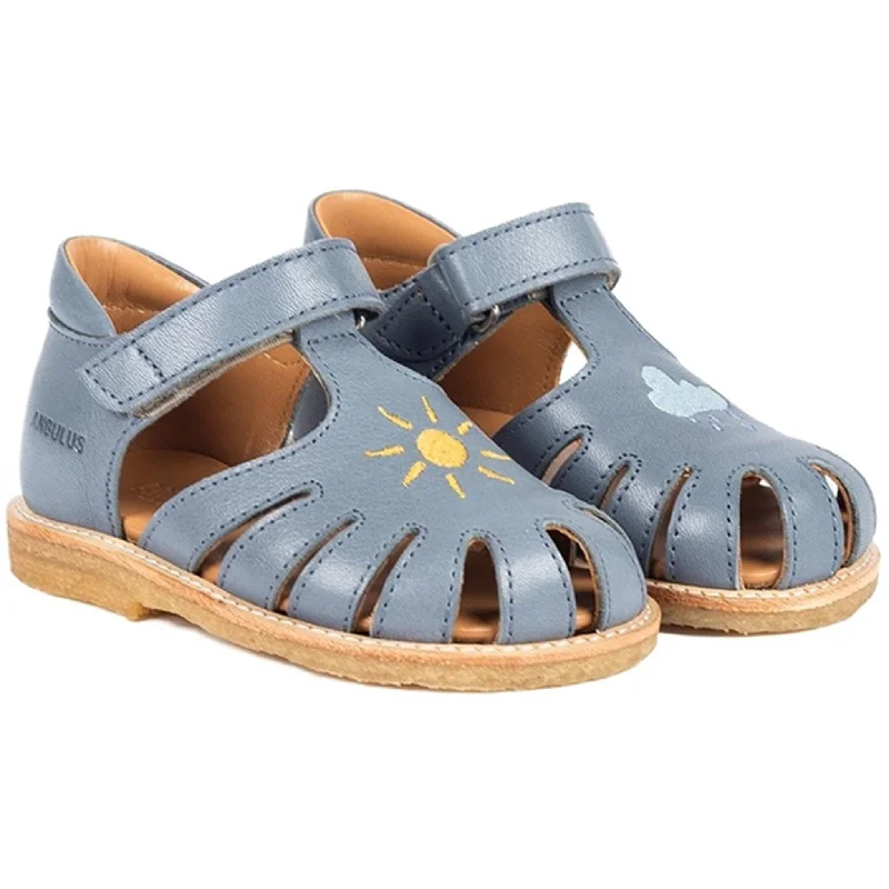 Angulus Starter Sandals Blue Fog