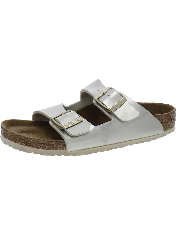 Boys Little Kid Leather Slide Sandals