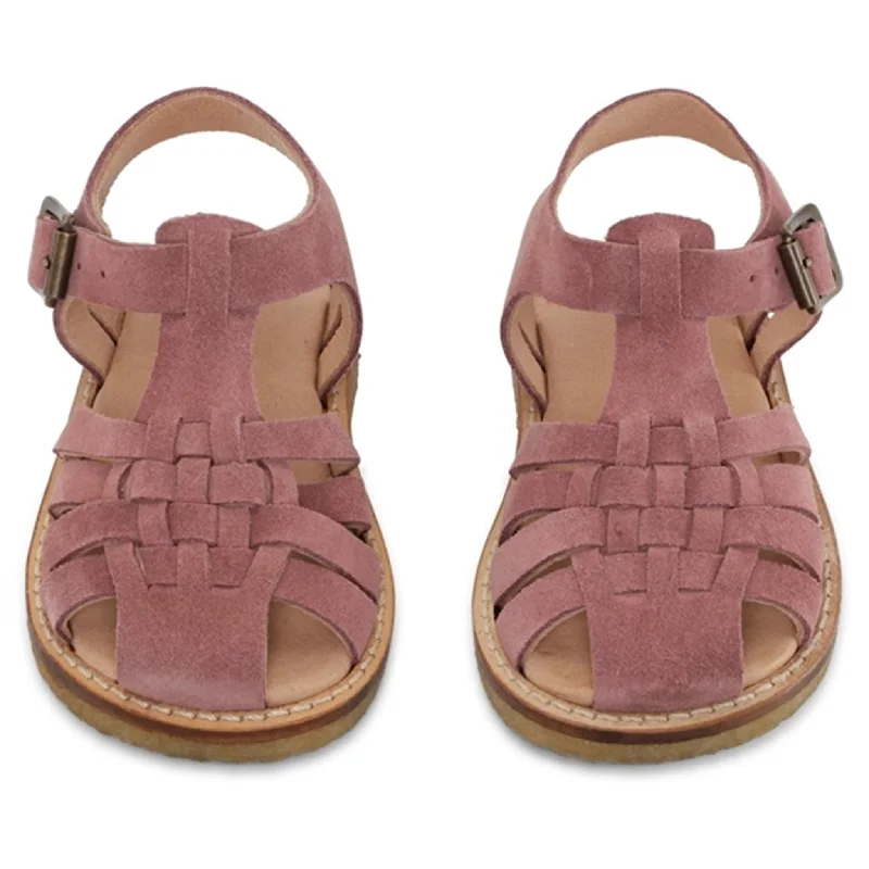 Konges Sløjd Minou Sandals Ruskind Brown Rose