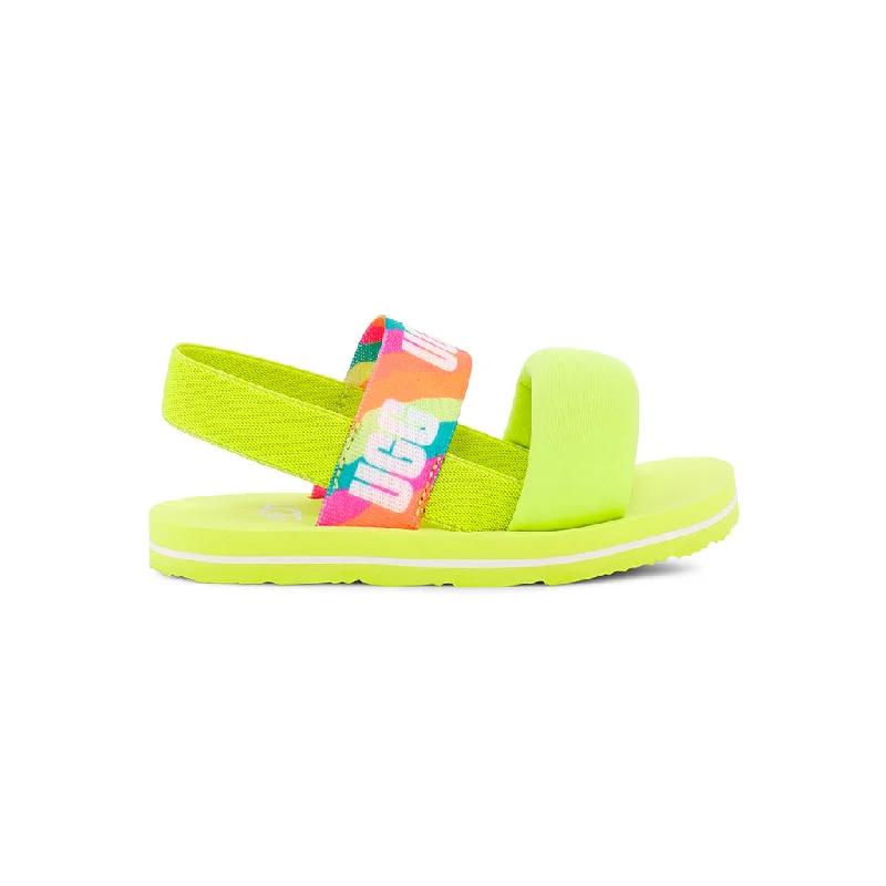 Lime Green Zuma Sling Toddler Sandals