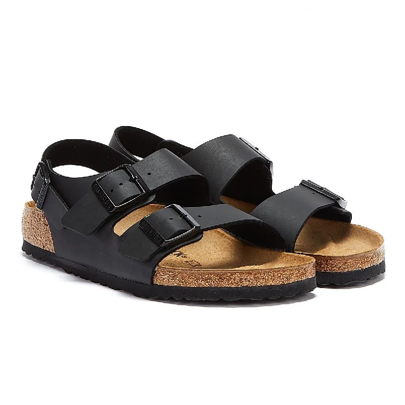 Birkenstock Milano Birko Flor Black Sandals