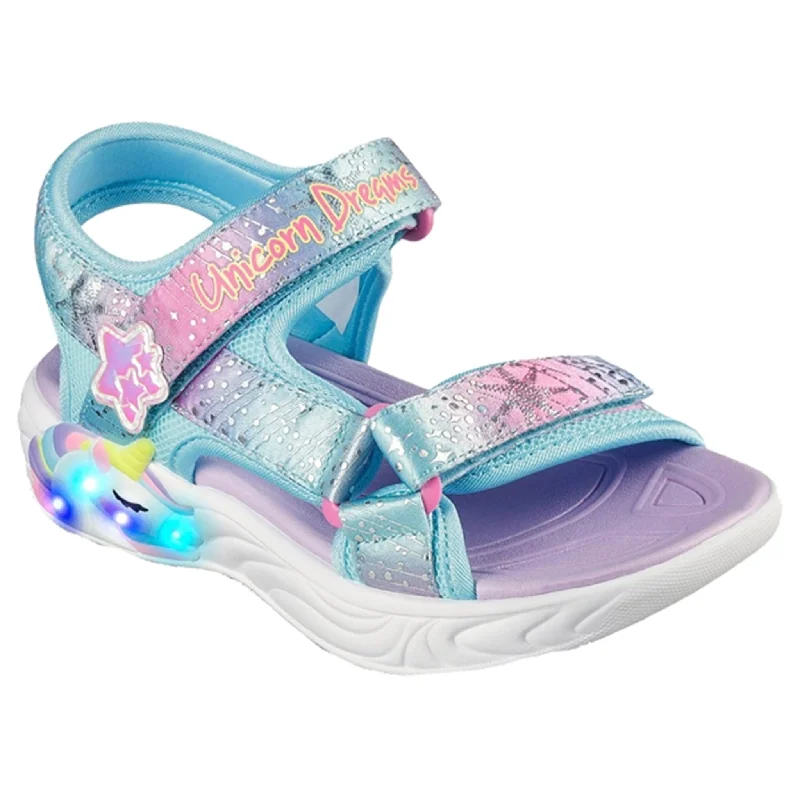 Skechers Unicorn Dreams Sandals Purple Multicolor