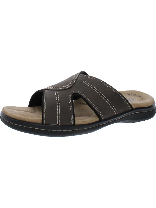 Sunland Mens Comfort Insole Slide Sandals