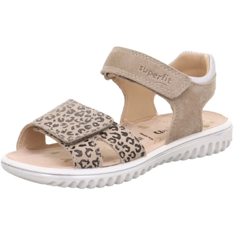 Superfit Sparkle Sandals Beige